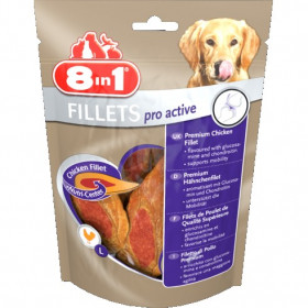 Филенца за куче 8in1 Fillets Pro Active Пиле 